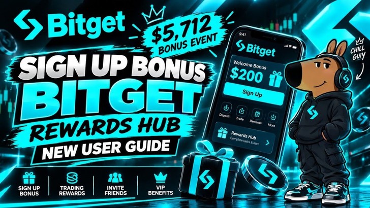 Bitget Rewards Hub — Bonus für die Anmeldung